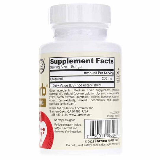 Ubiquinol QH Absorb 200 Mg, JRF